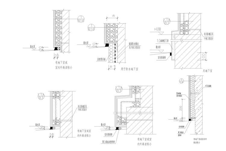 被动式建筑外墙保温节点详图