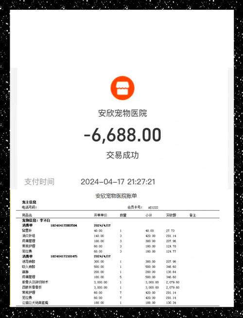宠物医院收费窗口铲屎官核对账单场景