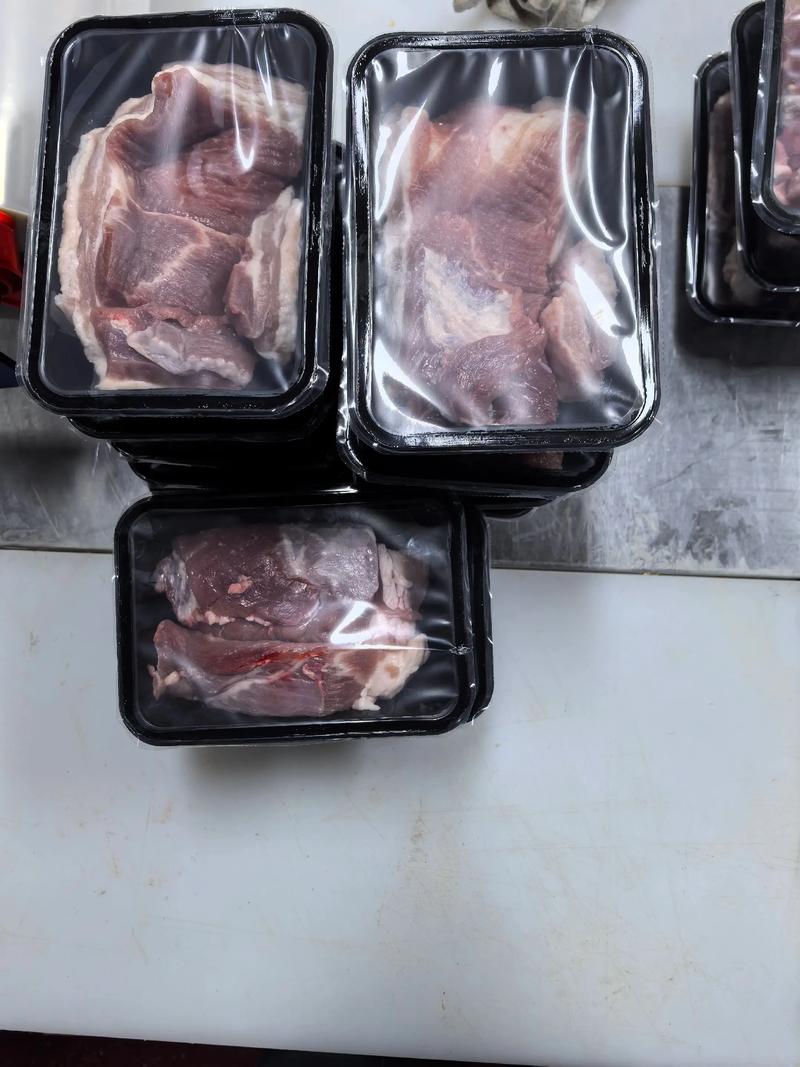 气调包装生鲜肉包装盒剖面图