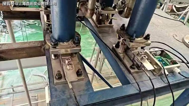 工业称重传感器剪切梁安装现场图