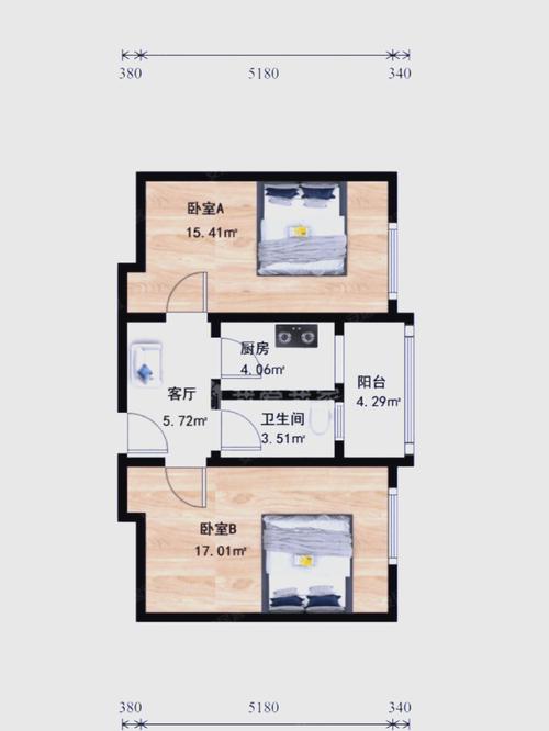 南京鼓楼老破小错位南北窗户型图