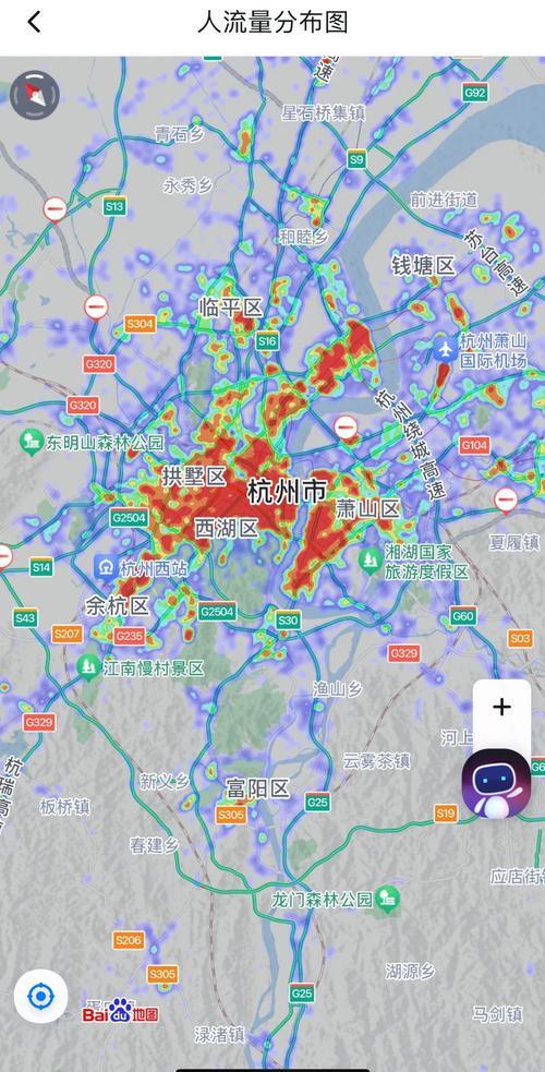 城市社区内涝点群众上报位置热力分布示意图