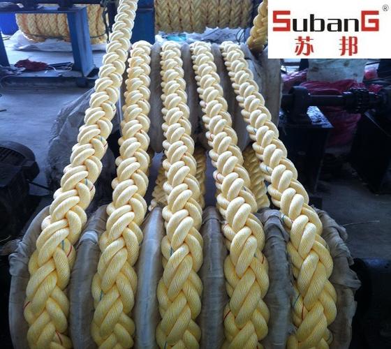 大型编织机制造海洋工程用迪尼玛复合缆绳