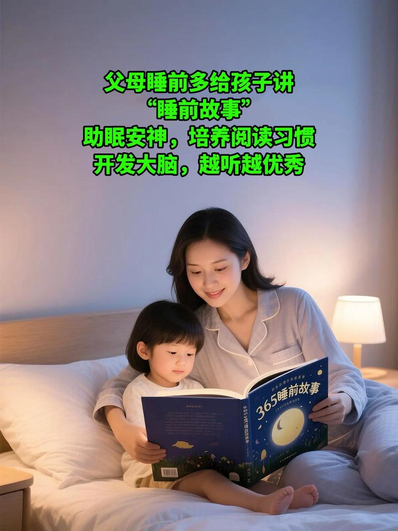 家长和孩子睡前亲子阅读零起点教育准备