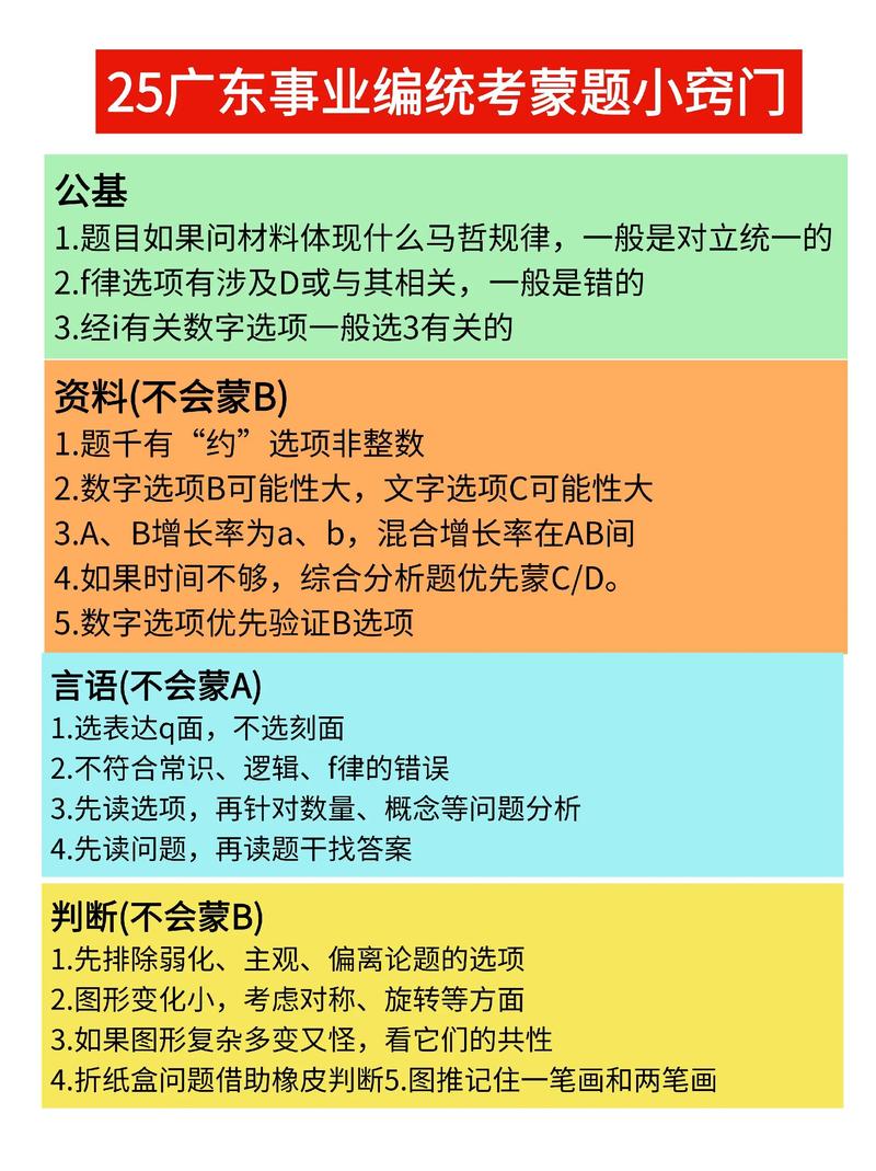 考试选择题蒙题技巧排除法示意图