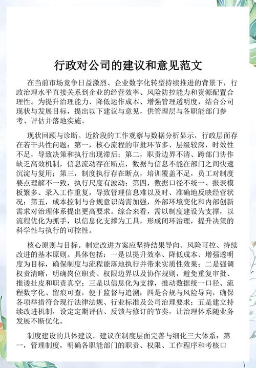 八、给企业的执行建议