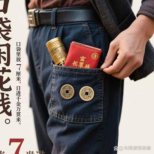 口袋物品精简后仅放三样随身物品实拍