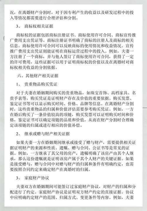 上海离婚财产分割案件证据整理实拍