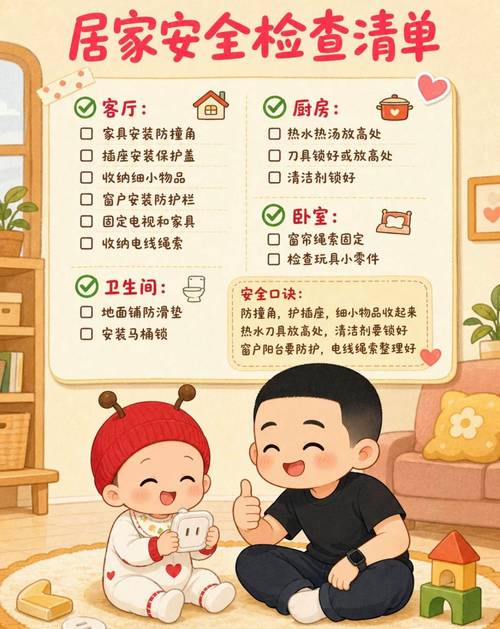 分月龄婴幼儿居家安全改造对照表
