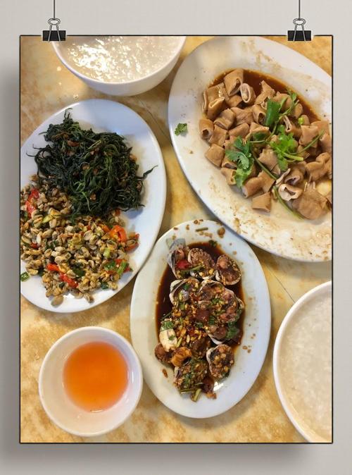 潮州夜糜白粥杂咸摊