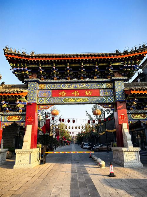 空无一人的洛阳古巷