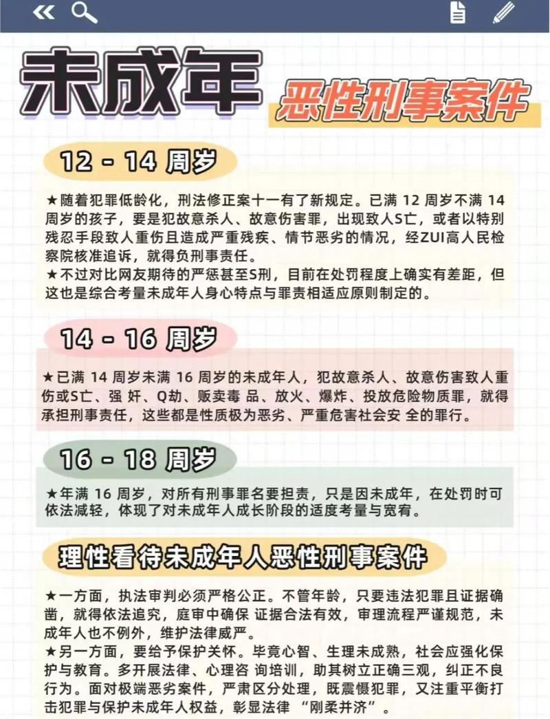 未成年人犯罪刑事责任年龄下调案例