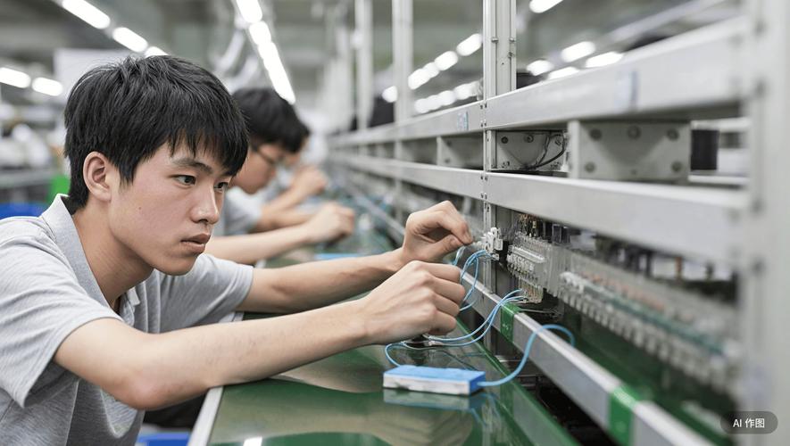 年轻人从事零工工作场景