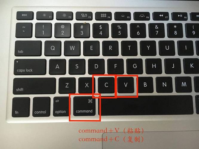 电脑键盘Ctrl+C复制按键特写