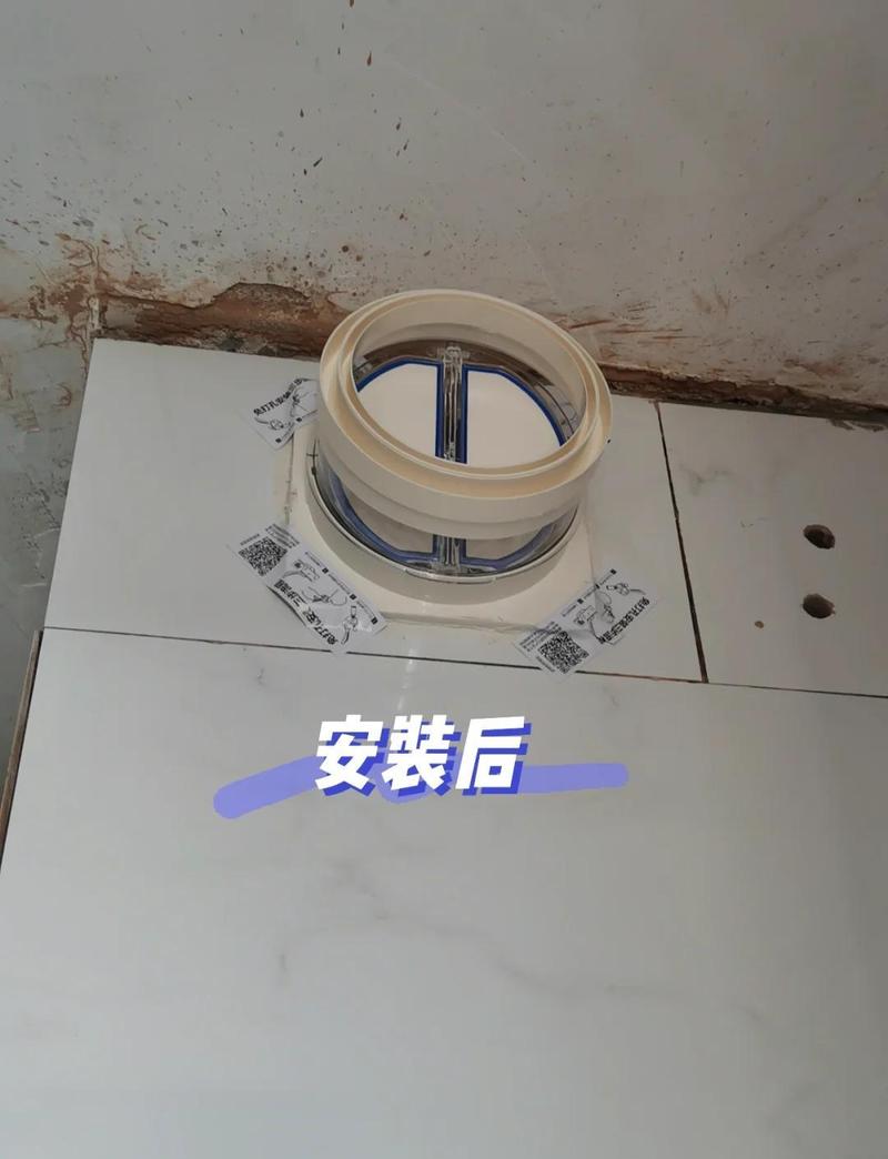 家装通风改造烟道止逆阀安装施工图