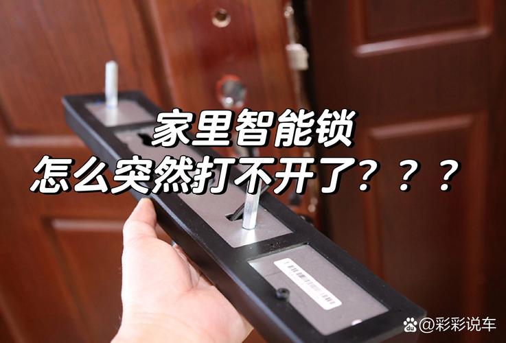 故障打不开门的家用智能门锁现场图