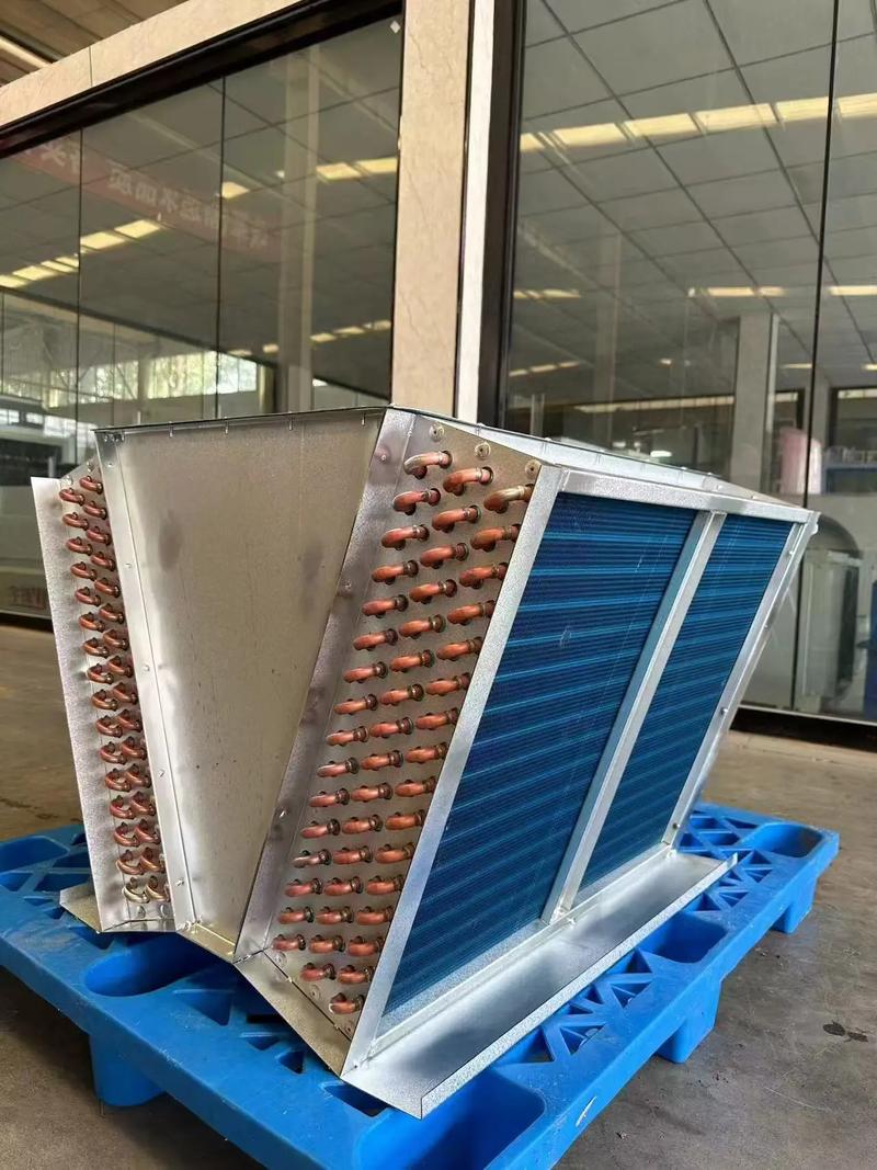 工业冻干机冷阱盘管特写照片