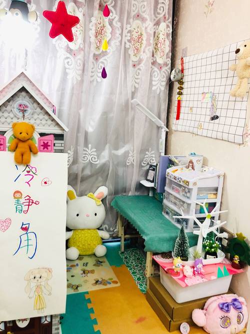 家庭三岁宝宝冷静角布置实拍