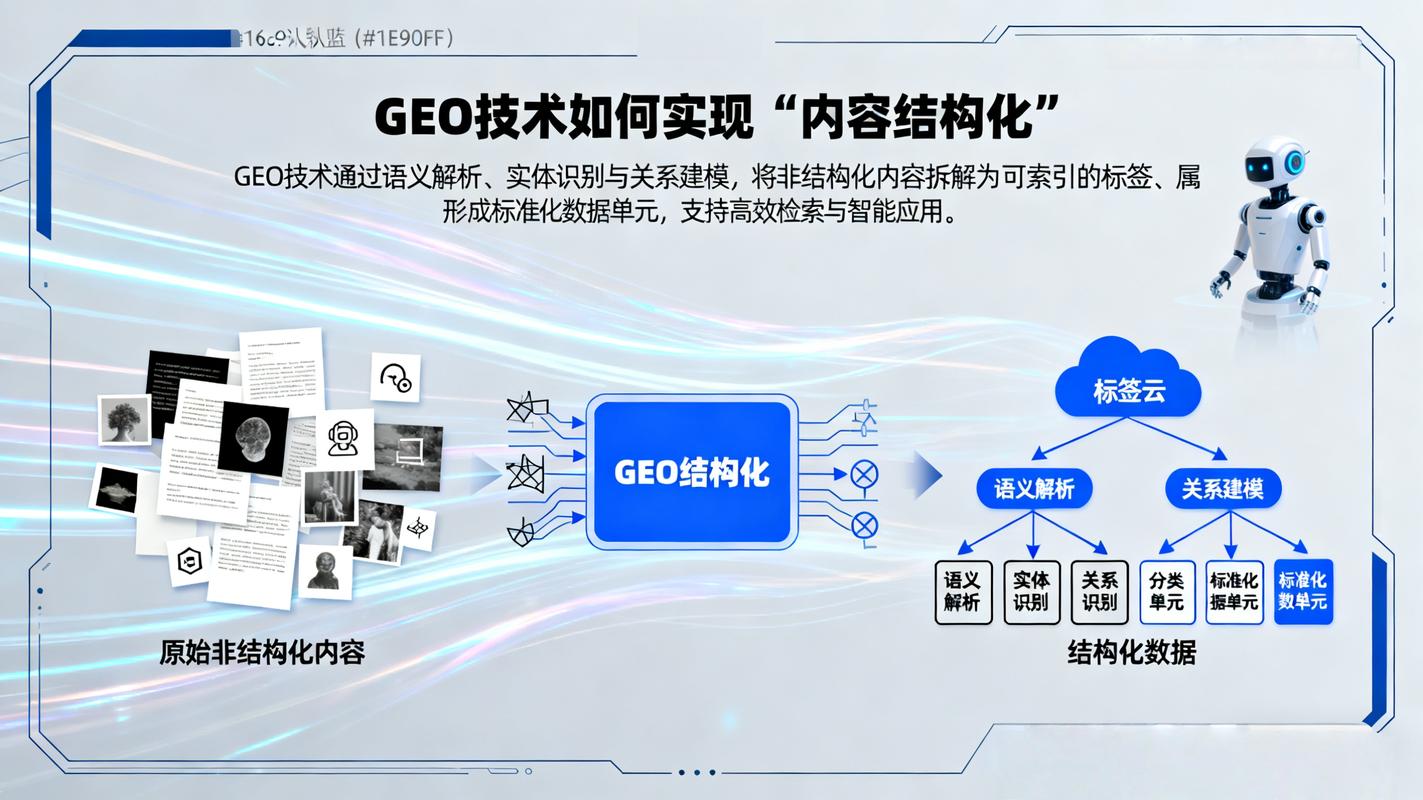 企业GEO知识结构化适配示例图