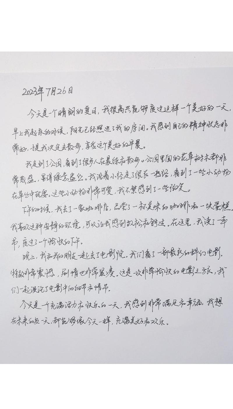 手写身心状态随手记录草稿实拍