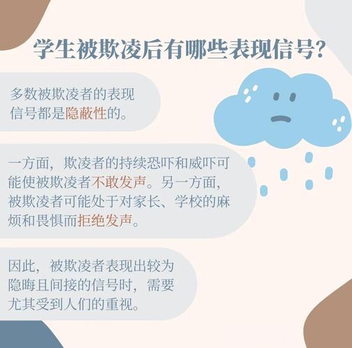 家长识别儿童欺凌信号对照表