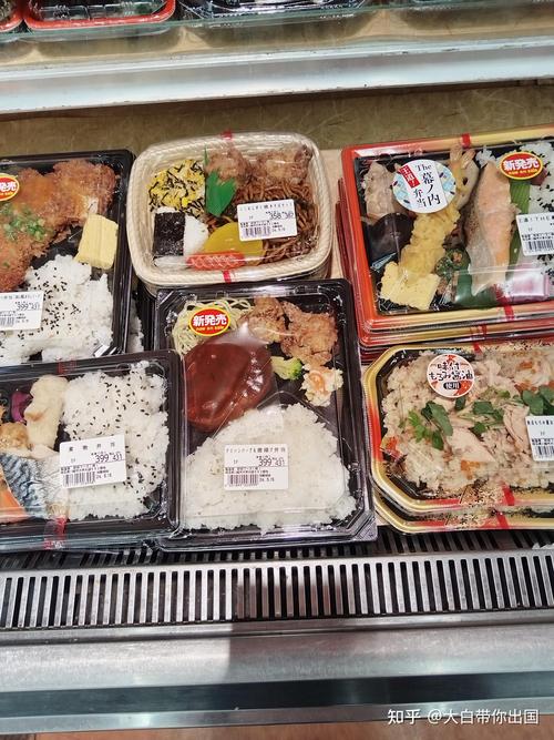 便利店日式鲜食便当分类展示