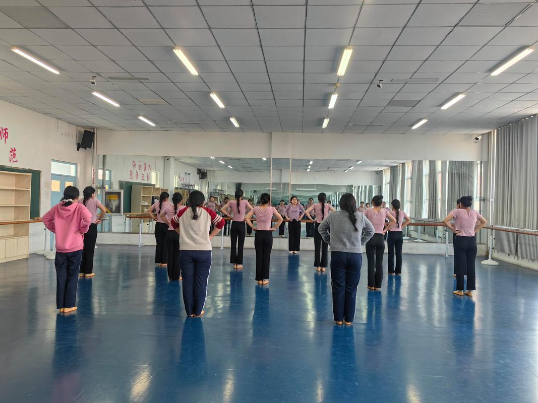 成人舞蹈班课堂教学实拍
