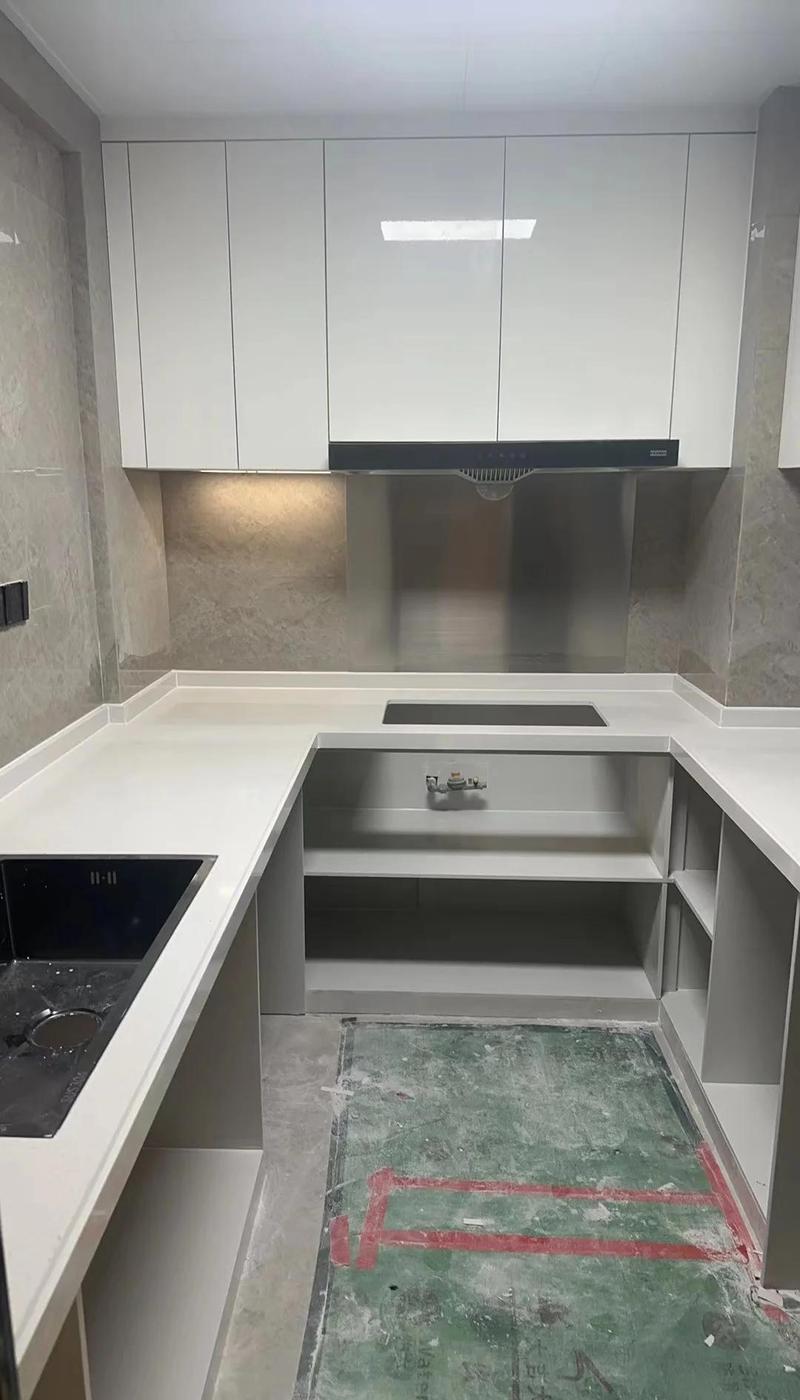 自住精装厨房石英石台面日常实拍