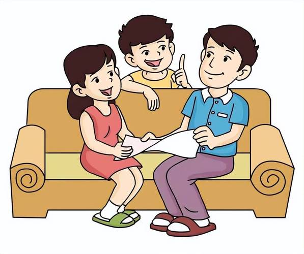 育儿分工夫妻沟通场景图