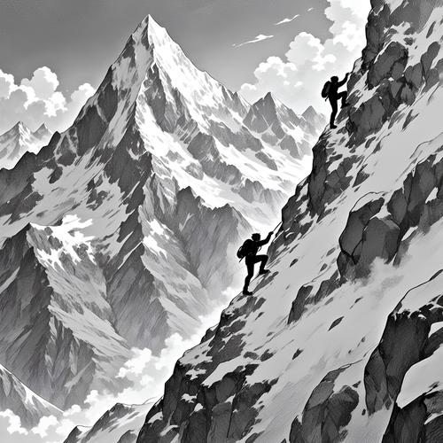 孤高之人漫画雪山攀岩孤独感