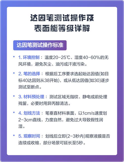 达因笔测试塑料表面能实际现场