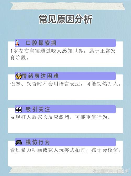 1-3岁婴幼儿咬人打人发育阶段对照表