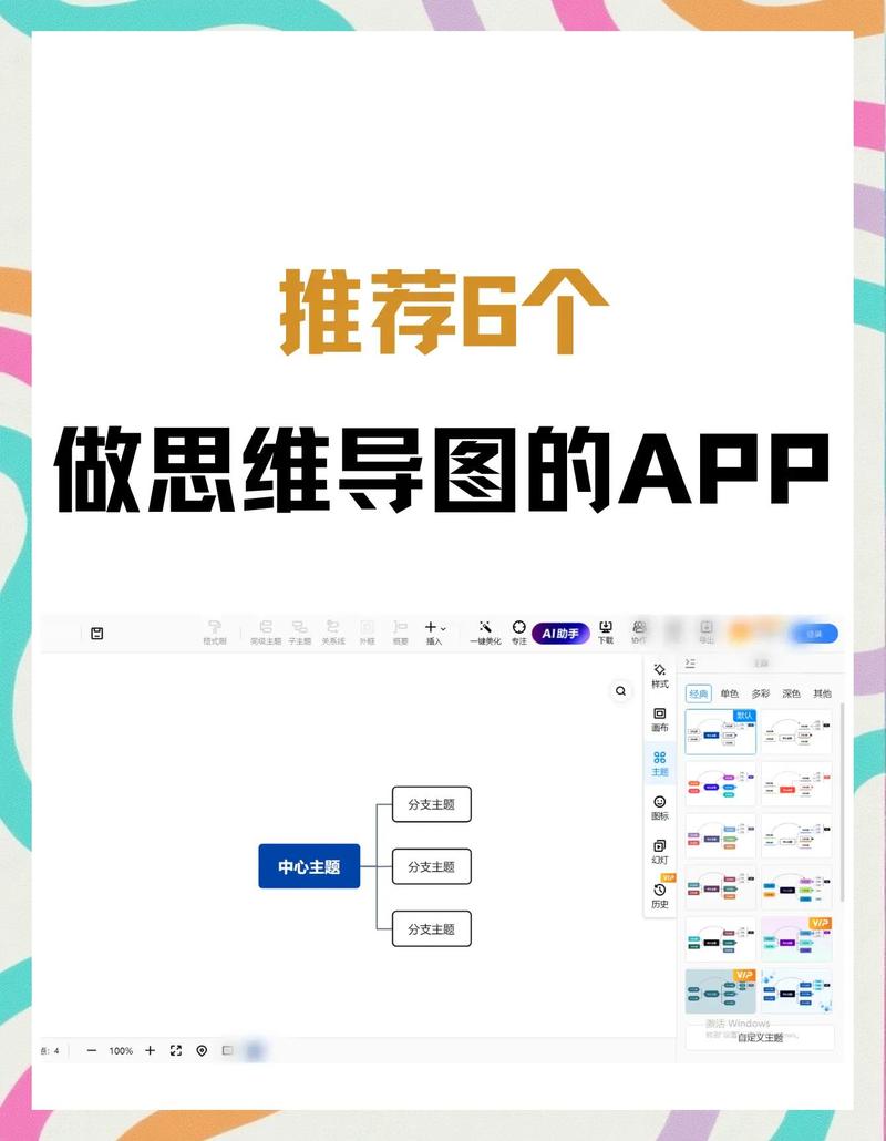思维导图软件界面混乱功能繁多