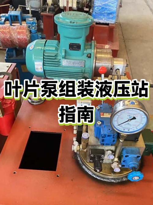 汽车冲压线液压站大流量低压叶片泵安装现场