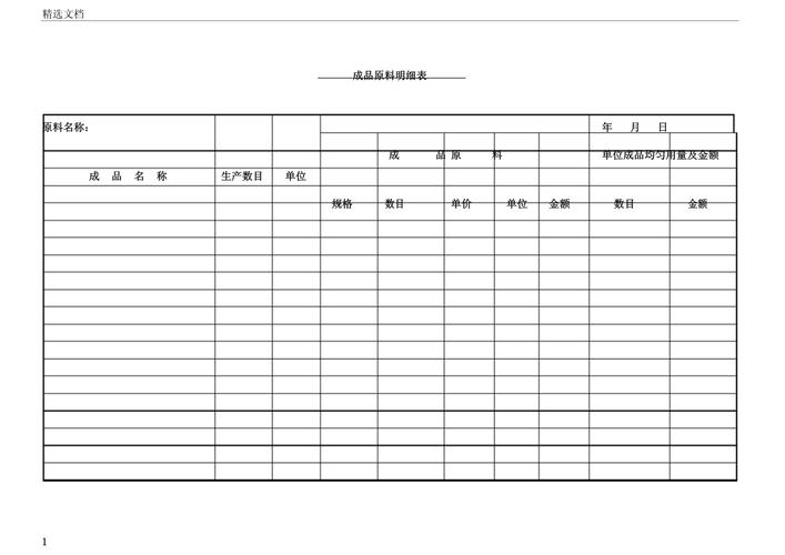 机械制造ERP系统原材料库存台账