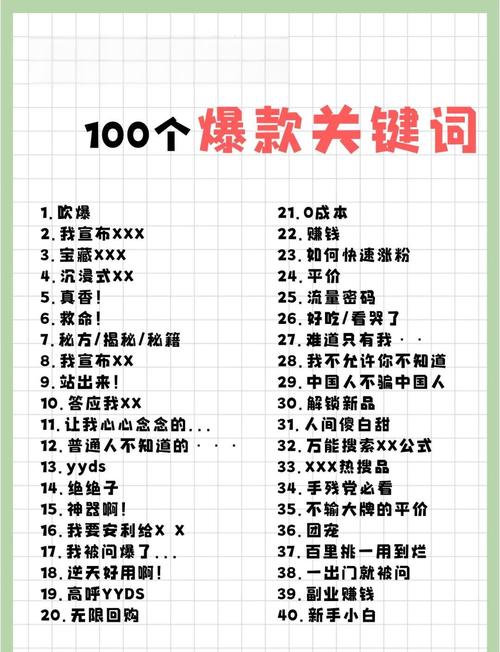 关键词自然放，别硬堆