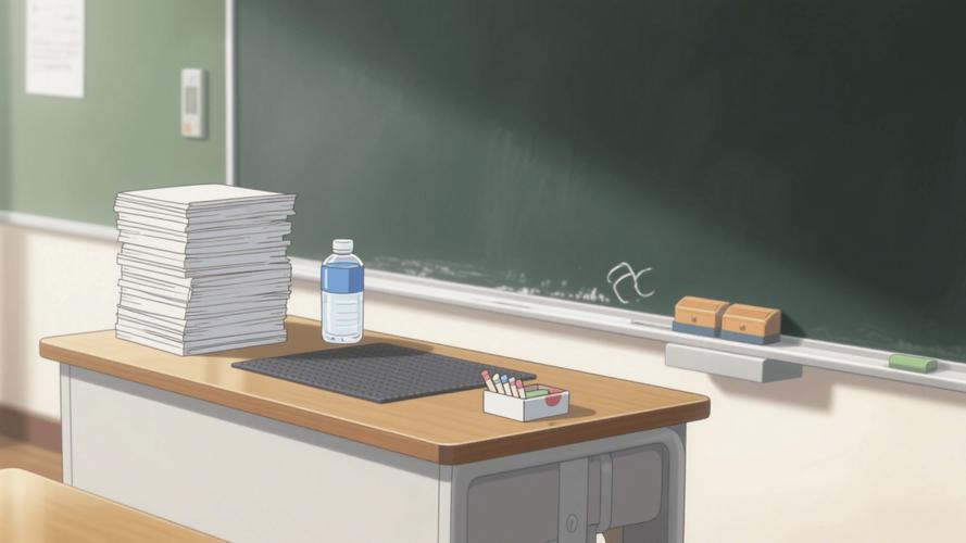 教室讲桌抽屉里存放的课外漫画