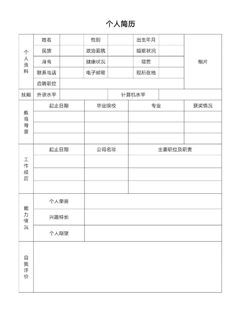 转行简历旧经验匹配目标岗对照表