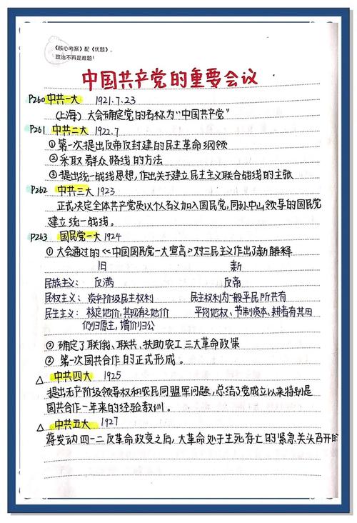 考研政治冲刺背诵笔记重点标记实拍