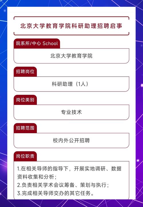 高校科研助理招聘启事截图