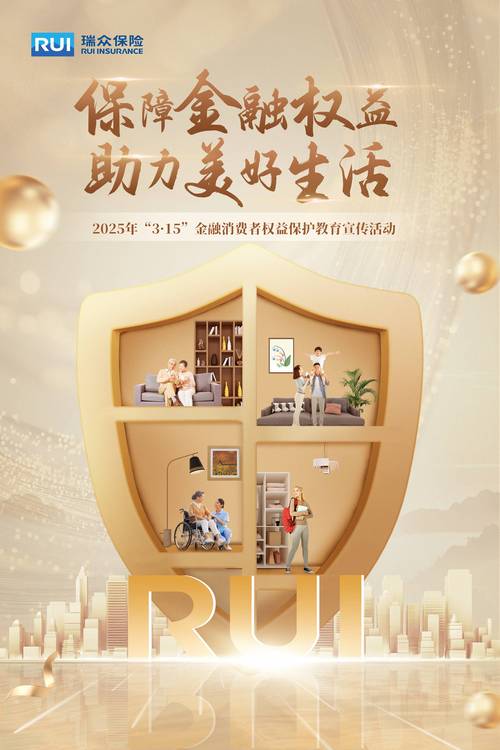 保险消费者权益保护社区宣传海报