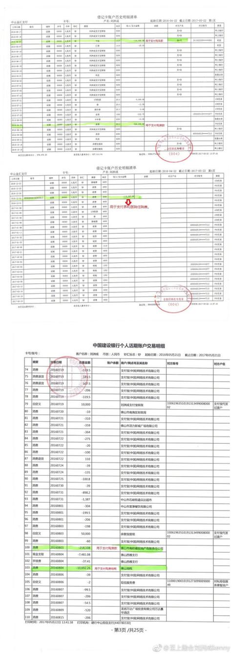 夫妻一方转移共同存款银行流水对账单