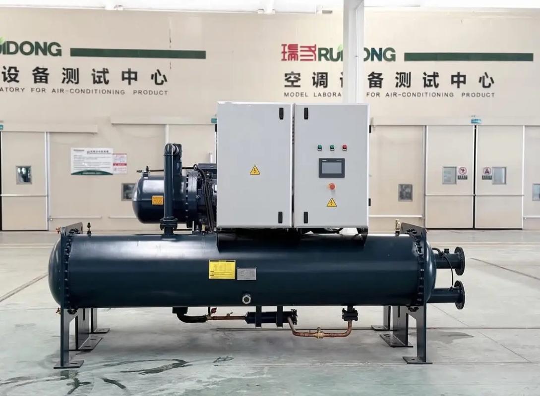 工业冷水机出厂48小时满负载测试台实拍