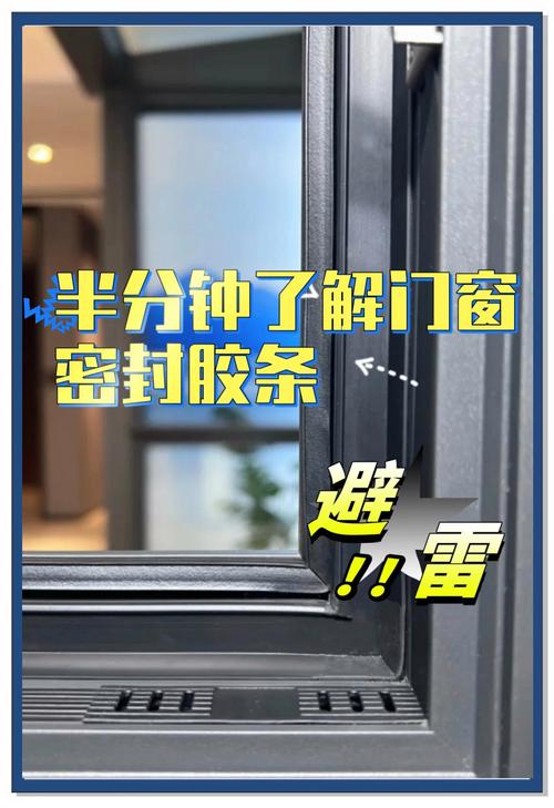 白色极简折叠门关闭状态密封胶条特写