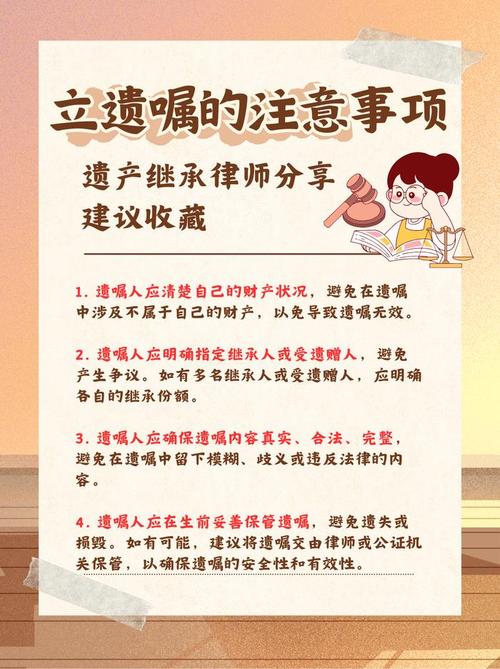 家庭立遗嘱 避免纠纷 宣传图