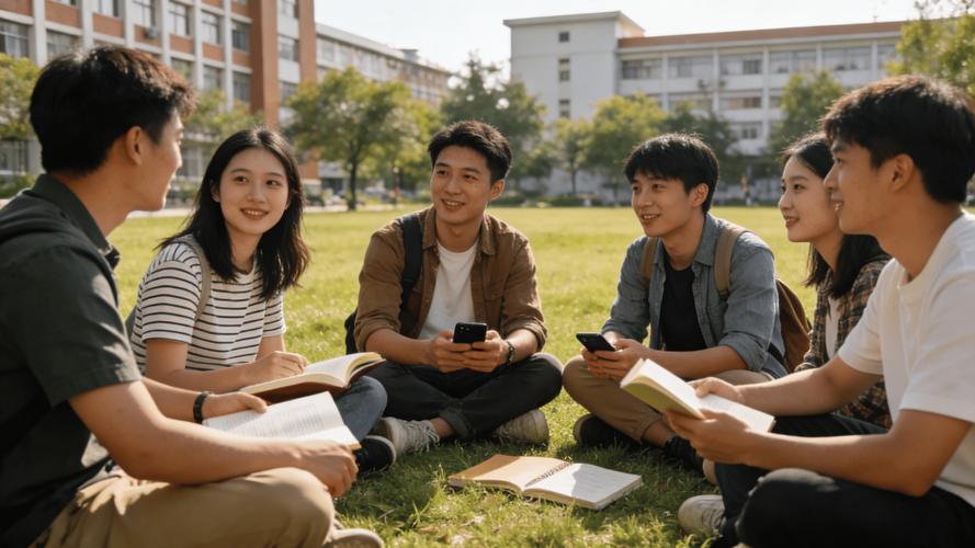 大学生通过勤工俭学存钱报网课学习场景