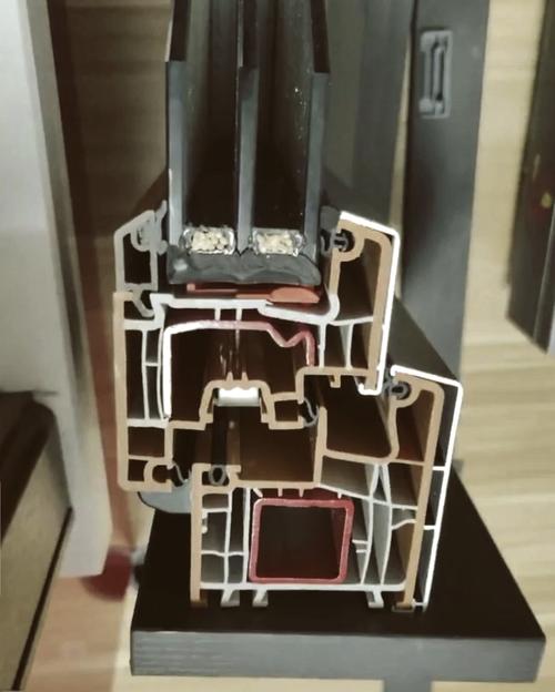 家装塑钢窗型材截面对比图