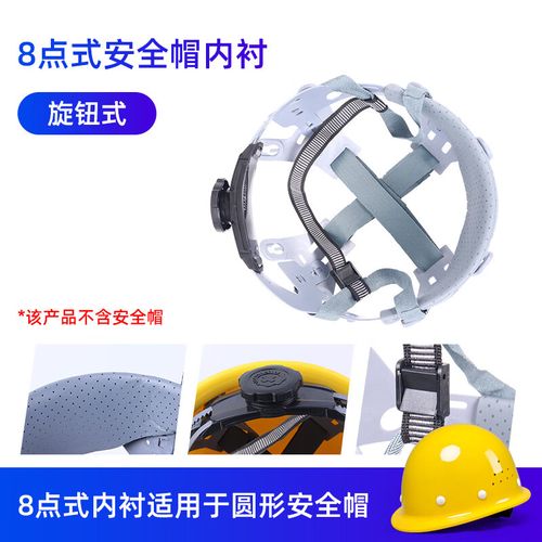 安全帽帽衬调节标准示意图