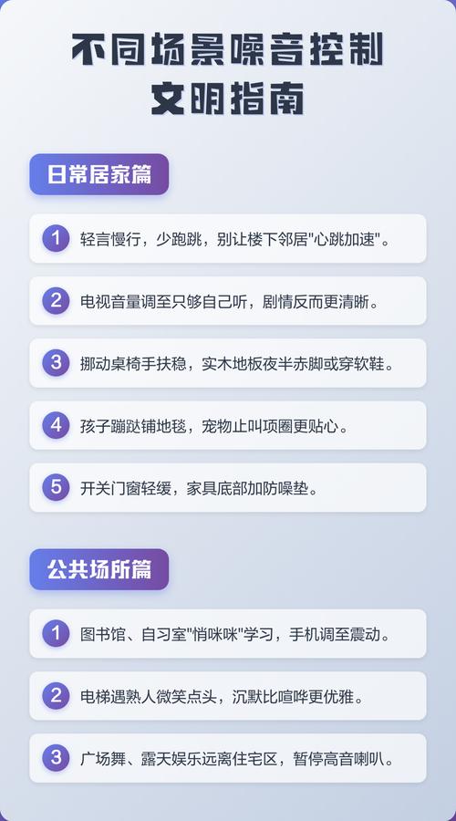 不同场景的噪音控制落地技巧