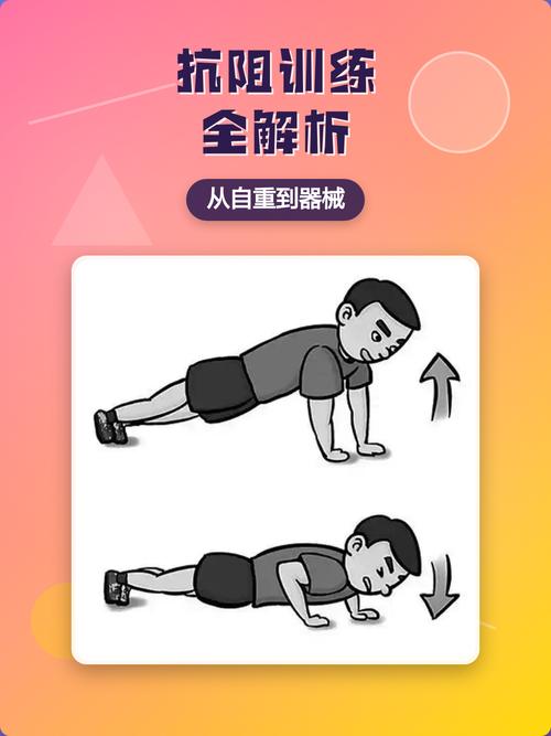 新手日常自重抗阻训练基础动作示范图